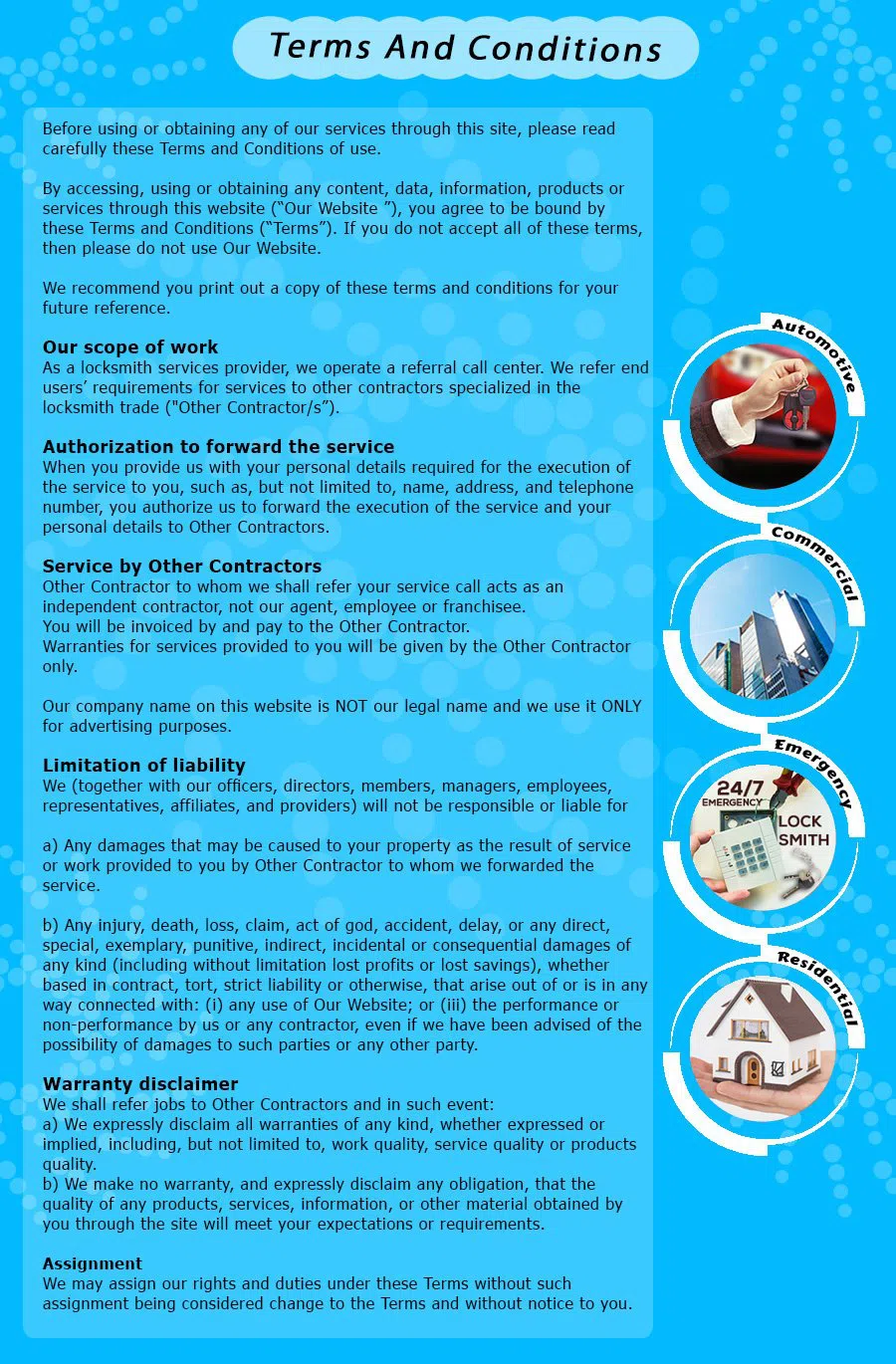 Greenwich Locksmith Store, Greenwich, CT 203-347-3130 - TermsAndCondition-13